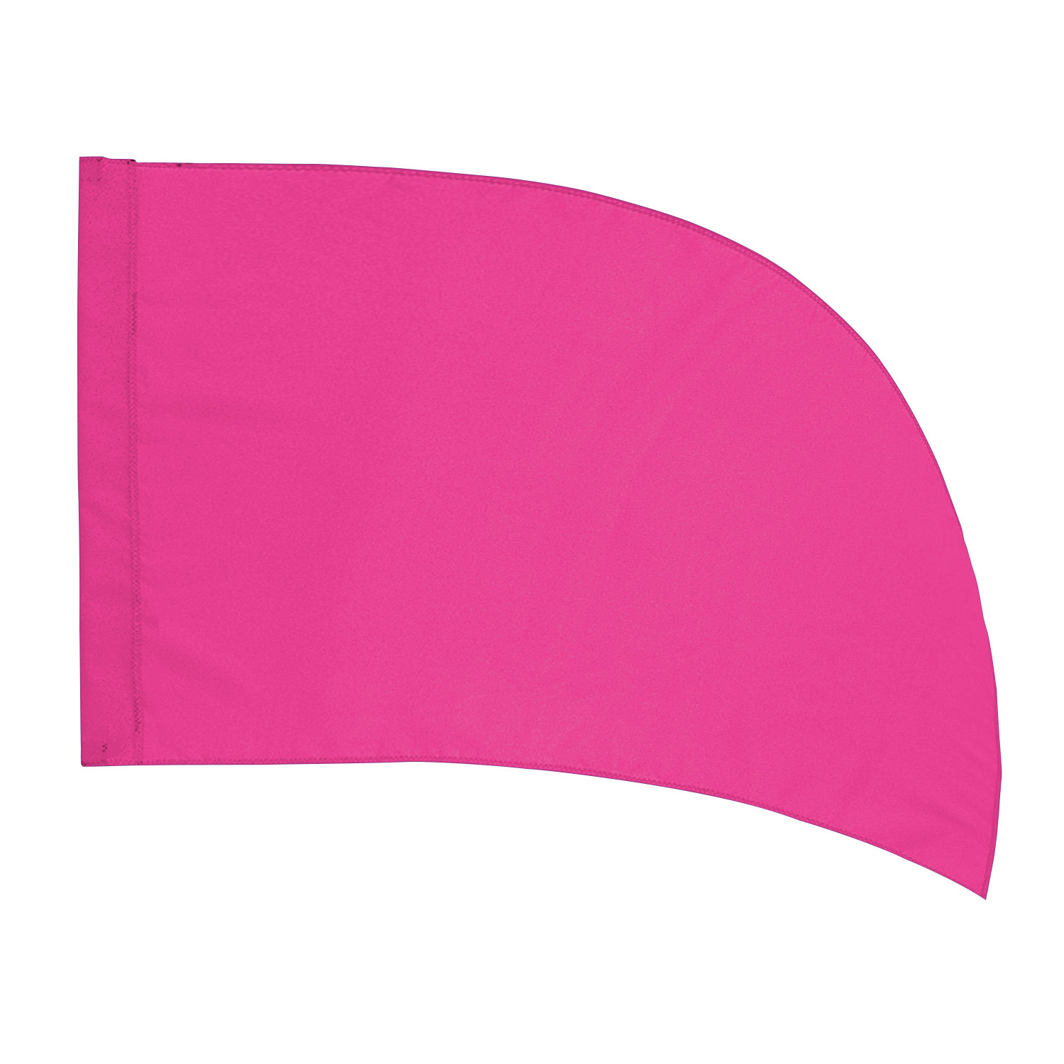 Arced (PCS) Practice Flag – Hot Pink 1