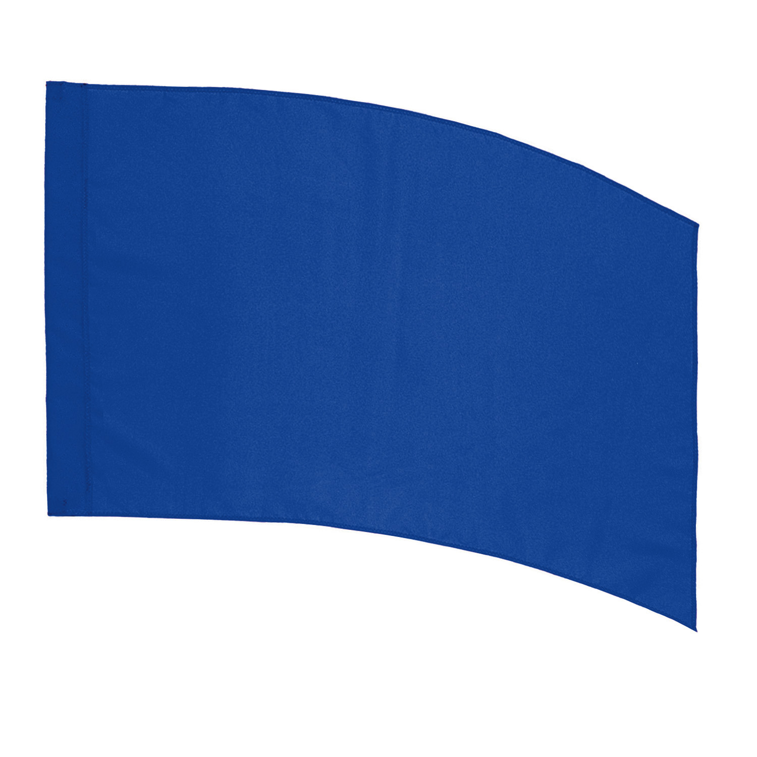Curved Rectangle (PCS) Practice Flag – Royal Blue 1
