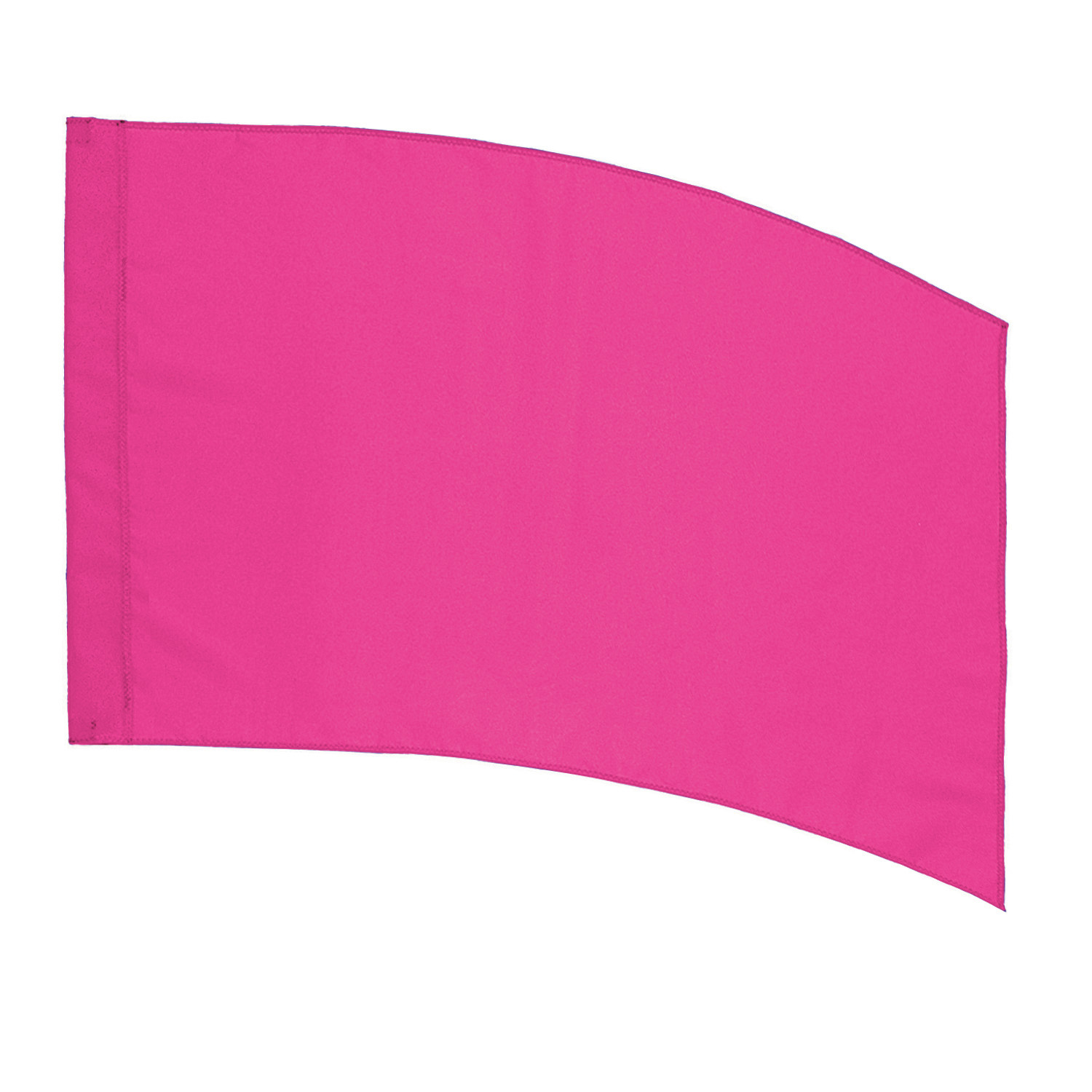 Curved Rectangle (PCS) Practice Flag – Pink 1