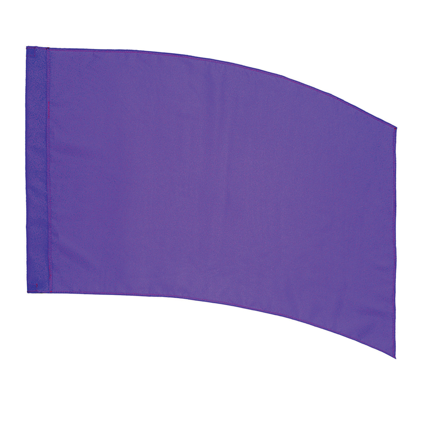 Curved Rectangle (PCS) Practice Flag – Purple 1