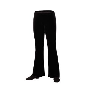 Flared Velvet Boot Leg Pants (Velvet) 1