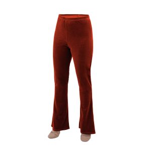 Flared Velvet Boot Leg Pants (Colored) 1